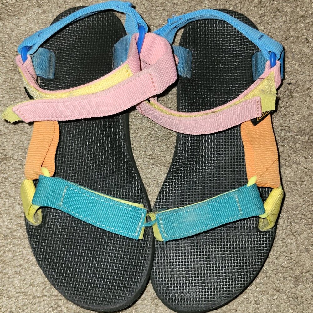 Multicolored Teva Sandals size 6